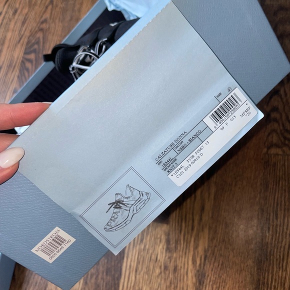 Prada knit logo sneakers. SUPER comfortable just not my style anymore - Picture 7 of 7